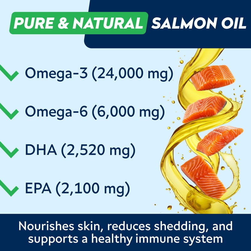 StrellaLab Fish Oil Omega 3 Treats for Dogs (180 Treats) - Allergy & Itch Relief - Skin & Coat Supplement - Joint Health - Wild Alaskan Salmon Oil - Shedding, Itchy Skin Relief - Omega 3 6 9 - EPA&DHA - Image 3
