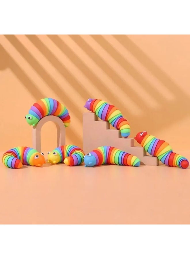 Caterpillar shaped Fidget Toy for Stress Relief - Image 1