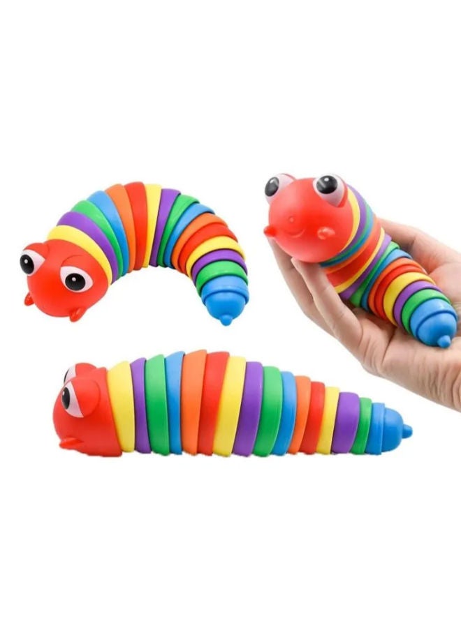 Caterpillar shaped Fidget Toy for Stress Relief - Image 2