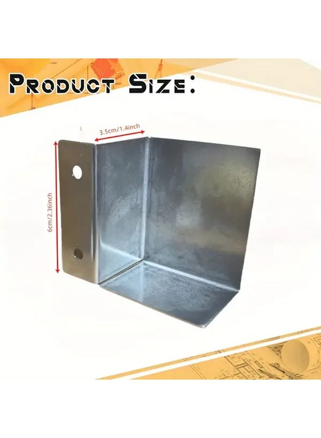 Steel Color Heavy Duty Metal Level Holder Set Universal Wall Mounted Bracket - Image 4