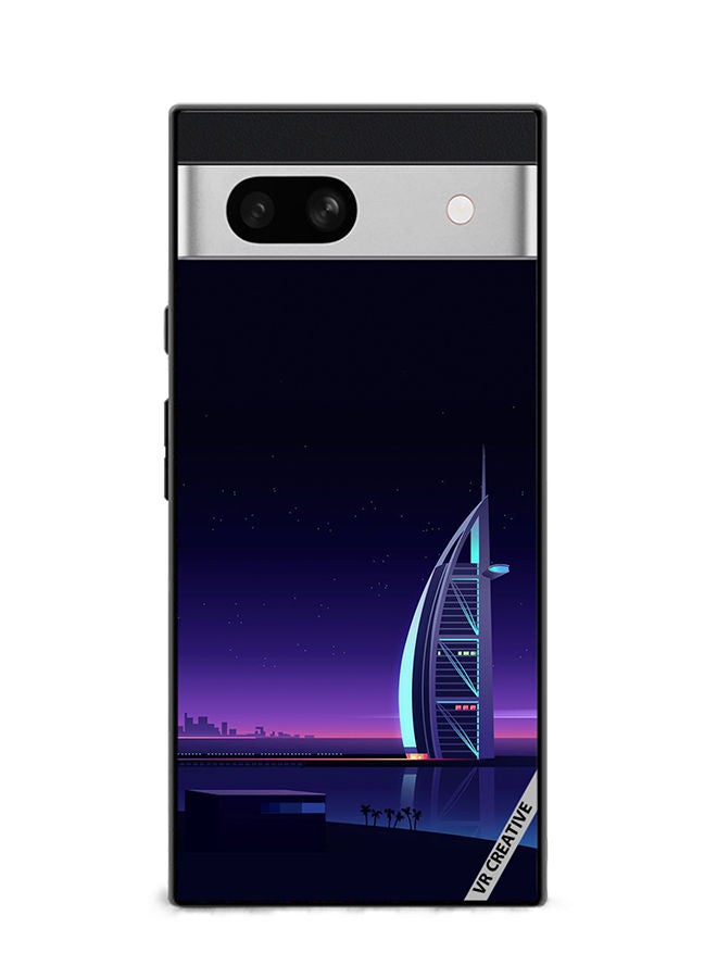 VR CREATIVE Protective Case Cover For Google Pixel 7a Burj Al Arab Design Multicolour - Image 1
