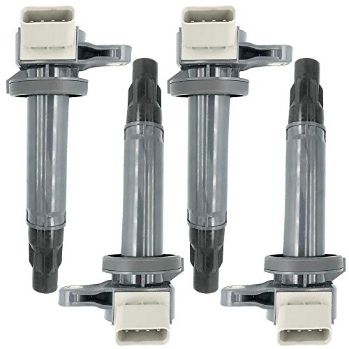 DMCOIL Set of 4 Ignition Coil Pack Compatible With Daihatsu Copen Extol Materia Sirion Terios Toyota Passo Sette Rush bB II 13 15 2000 Replaces OEM 19070B1020 19070B1011 DG2076 ICC1502 4 - Image 1