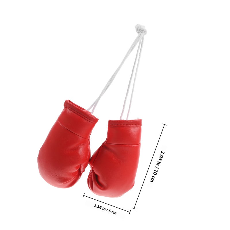1 Pair Of Punching Gloves Charm Door Punching Gloves Decoration Punching Gloves Decor For Car Interior Punching Gloves Car Hanging Boxing Gloves Keychain - Image 2