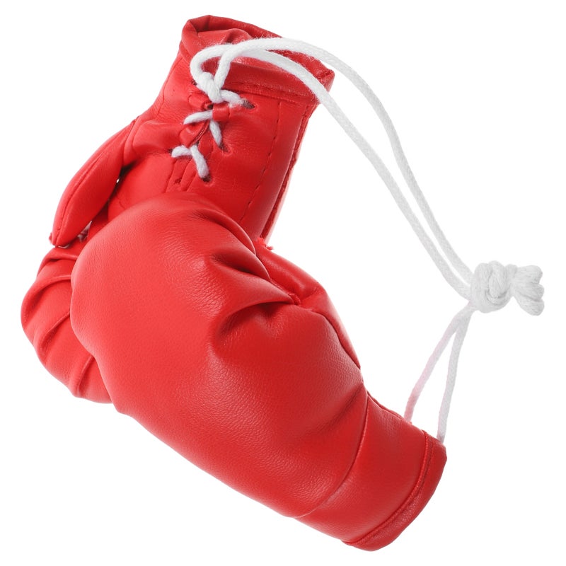 1 Pair Of Punching Gloves Charm Door Punching Gloves Decoration Punching Gloves Decor For Car Interior Punching Gloves Car Hanging Boxing Gloves Keychain - Image 1