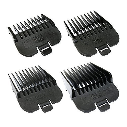 Trixie Andis 4 Piece Animal Comb Set; Sizes: 1/8", 1/4", 3/8", 1/2", Black, 21318, (pack of 4) - Image 2