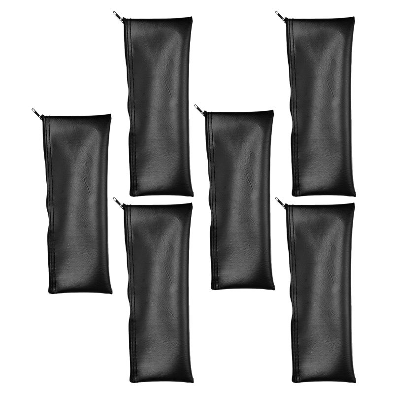 6pcs Microphone Storage Case: Mic Pouch Portable Mic Bag Shockproof Vocal Microphone Protector Outdoor Travel Case - Black - Image 5