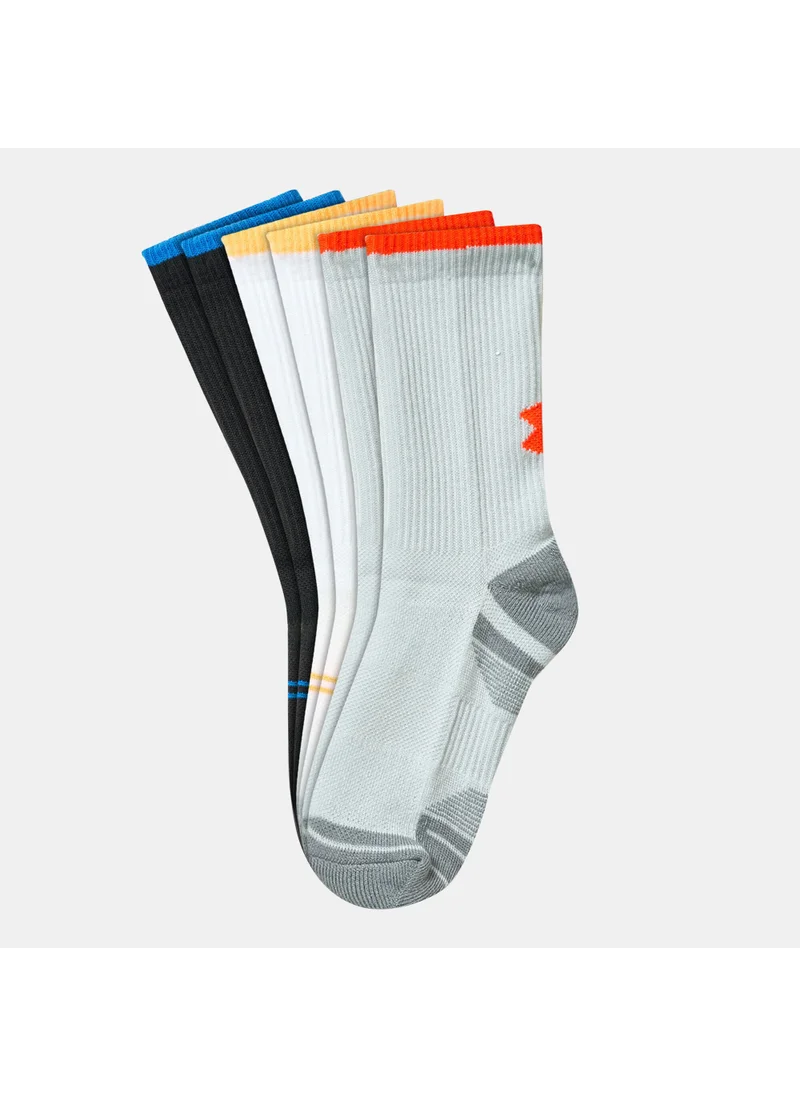 UNDER ARMOUR Kids' UA Performance Tech Crew Socks (3 Pack)