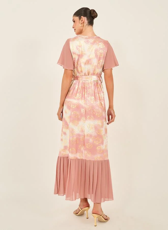Styli Floral Print Dress