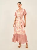 Styli pink and gold floral