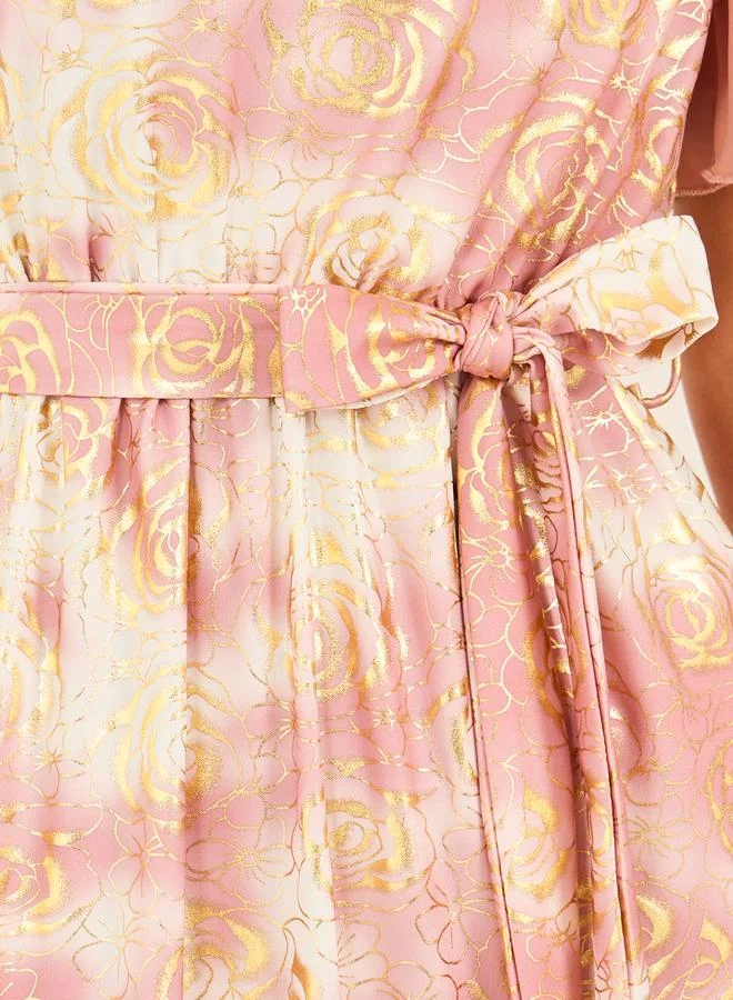 Styli Floral Print Dress
