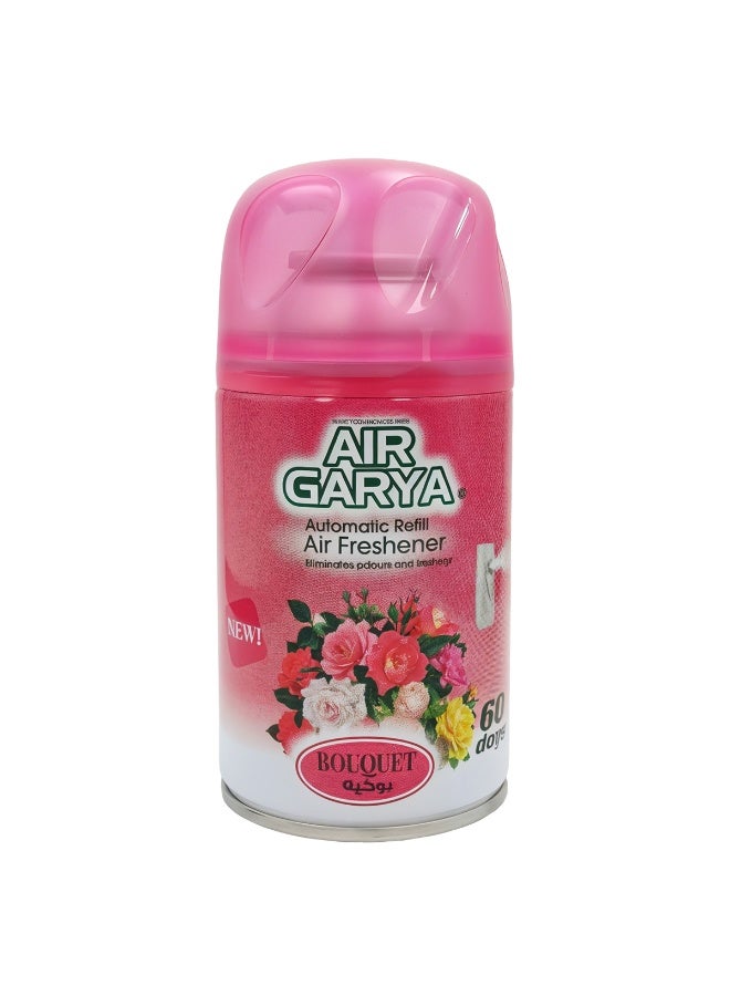 Air Freshener Automatic Refill Bouquet Scent 4 Combo Pack | Long-Lasting Odor Control for Home Office Car | 250ml Each | Compatible with Dispensers - Image 2