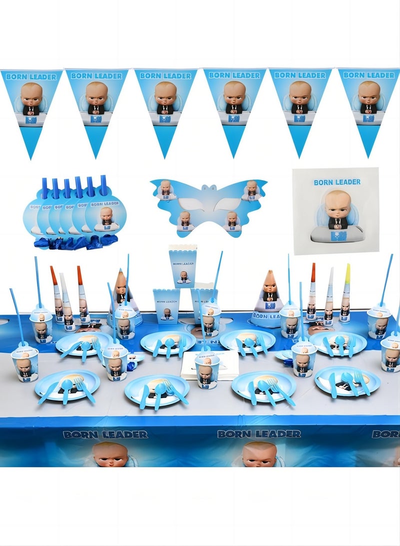155-Piece Party Supplies Disposable Tableware Set  - Image 3