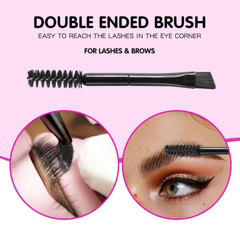 PERMANIA Lash Lift Glue, Eyelash Lifting Adhesives Strong Hold and Perfectly Shaped Eyebrows for Brow Lamination Kit, Lash Lift Balm Bright Colors & Fruity Flavours Fast Drying & Waterproof (Blue) - Image 3