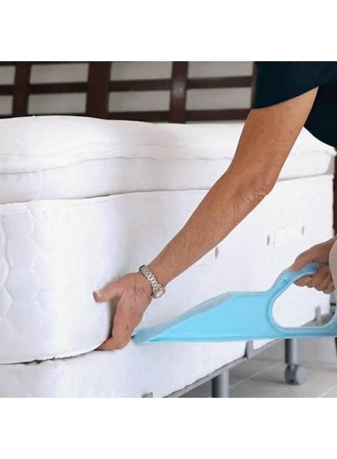 Extra Large Ergonomic Mattress Lifter Tool - Wedge Elevator for Changing Sheets & Making Beds - Heavy Duty Mattress Riser - Relieves Back & Neck Pressure - Durable Polypropylene - Image 4