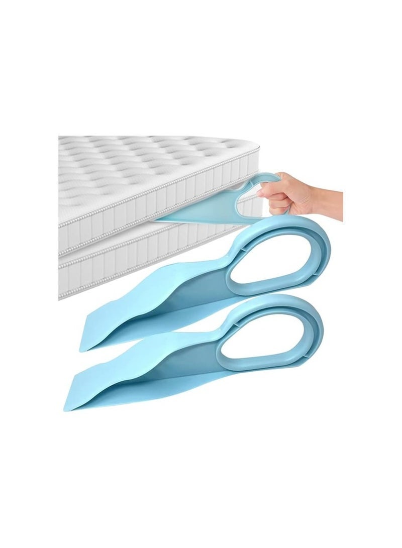 Extra Large Ergonomic Mattress Lifter Tool - Wedge Elevator for Changing Sheets & Making Beds - Heavy Duty Mattress Riser - Relieves Back & Neck Pressure - Durable Polypropylene - Image 1