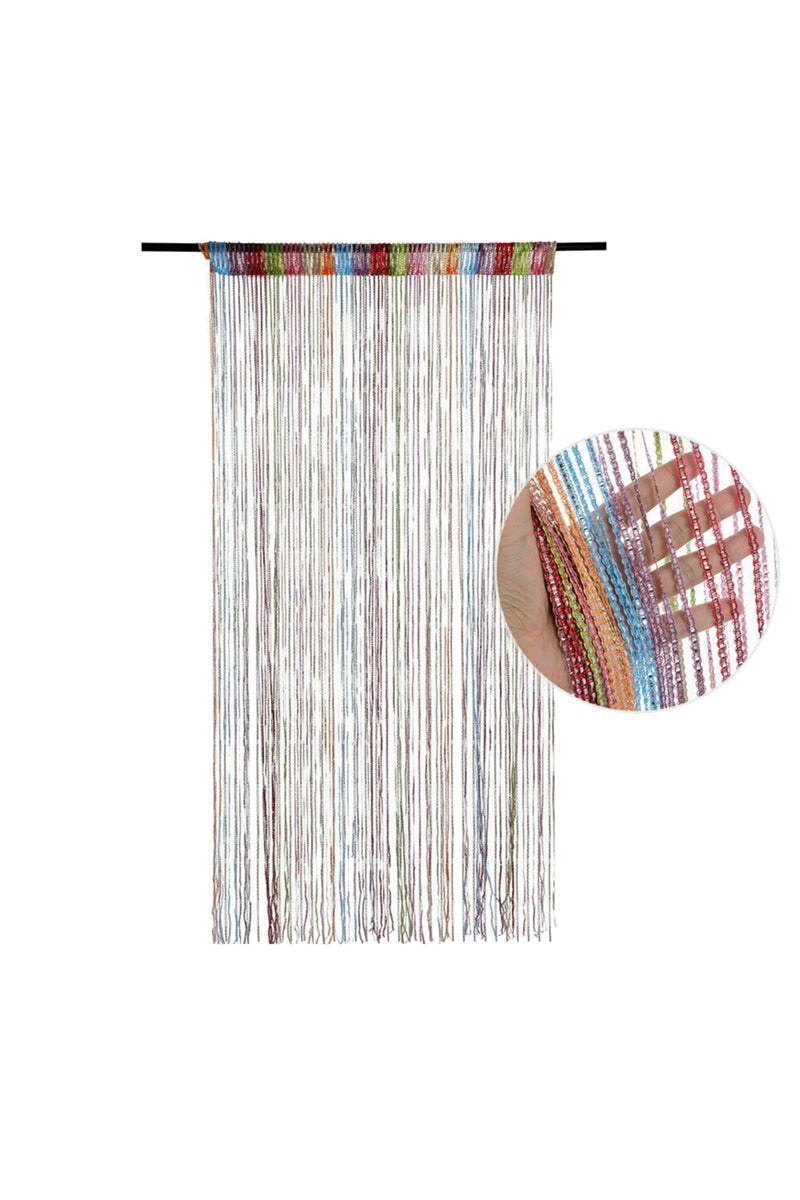 1Mx2M Color 1x2m Beaded String Curtain Door Curtain Beads Thread Tassel Curtains Window Wall Panel R
