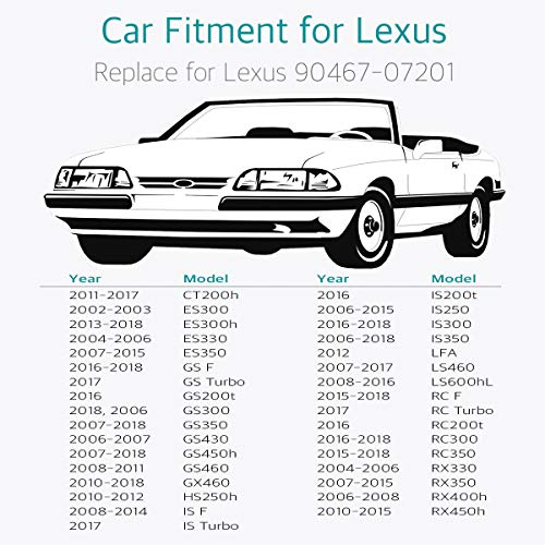 Lantee 20 Pcs Engine Under Cover Push-Type Retainer Clips Replaces for Toyota & for Lexus 90467-07201 - Image 4