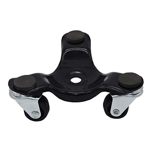 Grip 3 Wheel Furniture, Cabinet, Piano Movers Dolly 4 Pack - 160 lb Capacity - Padded Surface to Prevent Damage - Image 2