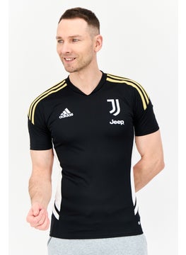 Adidas Men Sportswear Fit Short Sleeves Outdoor Jersey, Black  - Image 1