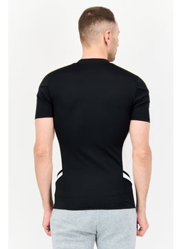 Adidas Men Sportswear Fit Short Sleeves Outdoor Jersey, Black  - Image 2