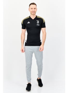 Adidas Men Sportswear Fit Short Sleeves Outdoor Jersey, Black  - Image 3