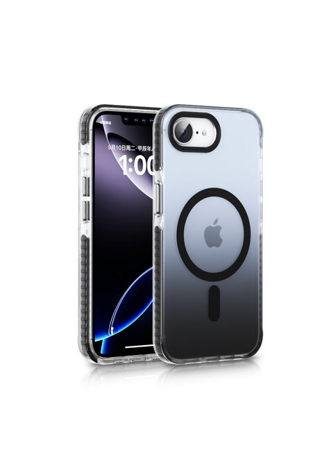 Suitable for iPhone 16E gradient matte protective cover, skin-sensitive airbag, anti-fall magnetic protective shell