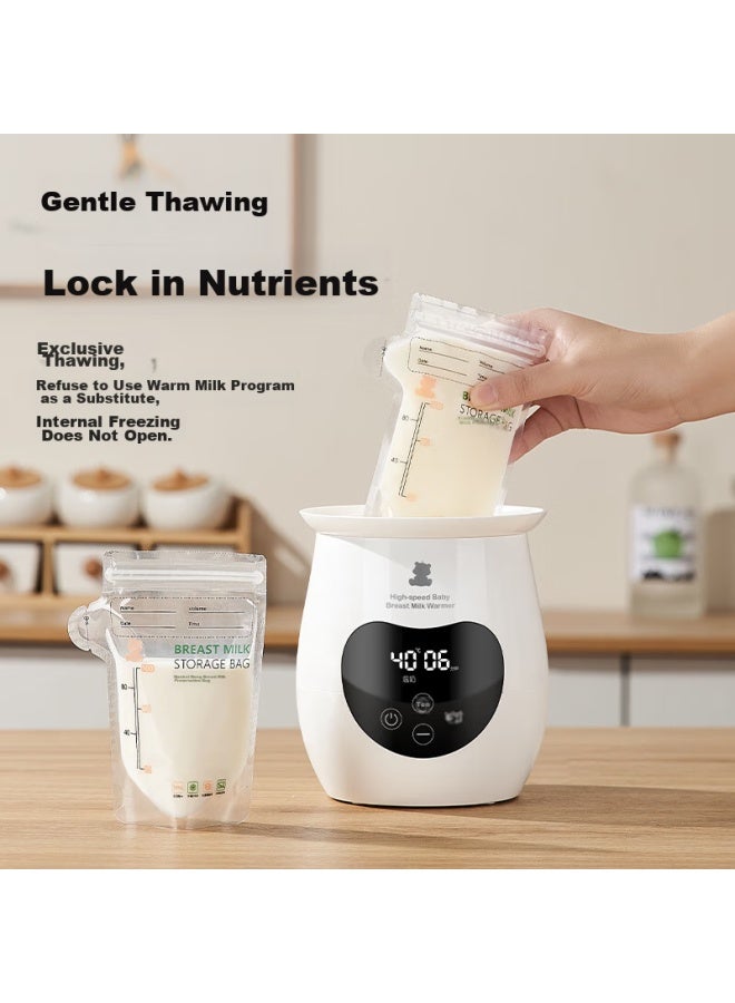 Snow Bear Snowbear Baby Milk Warmer, Constant Temperature Milk Warmer, Breast Milk Thawing, Bottle Milk Warmer, Multifunctional Heating For Baby Food - 5062 - Image 5