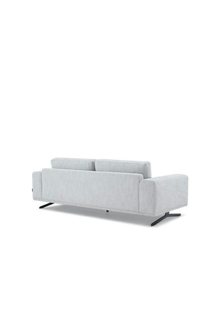 LOFT WONDER,SOFA SET,3+2 SEATER,230/260X101X84CMS,living room,LIGHT GREY,BLACK K -LEG/EASY3 - Image 4