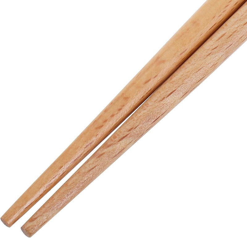 Unomor 3 Pairs Traditional Japanese Wooden Chopsticks Set with Pointed Tips, Reusable Non-slip Natural Wood Dining Utensils for Family Meals and Cooking (watermelon, Pomelo, Lime) - Image 2