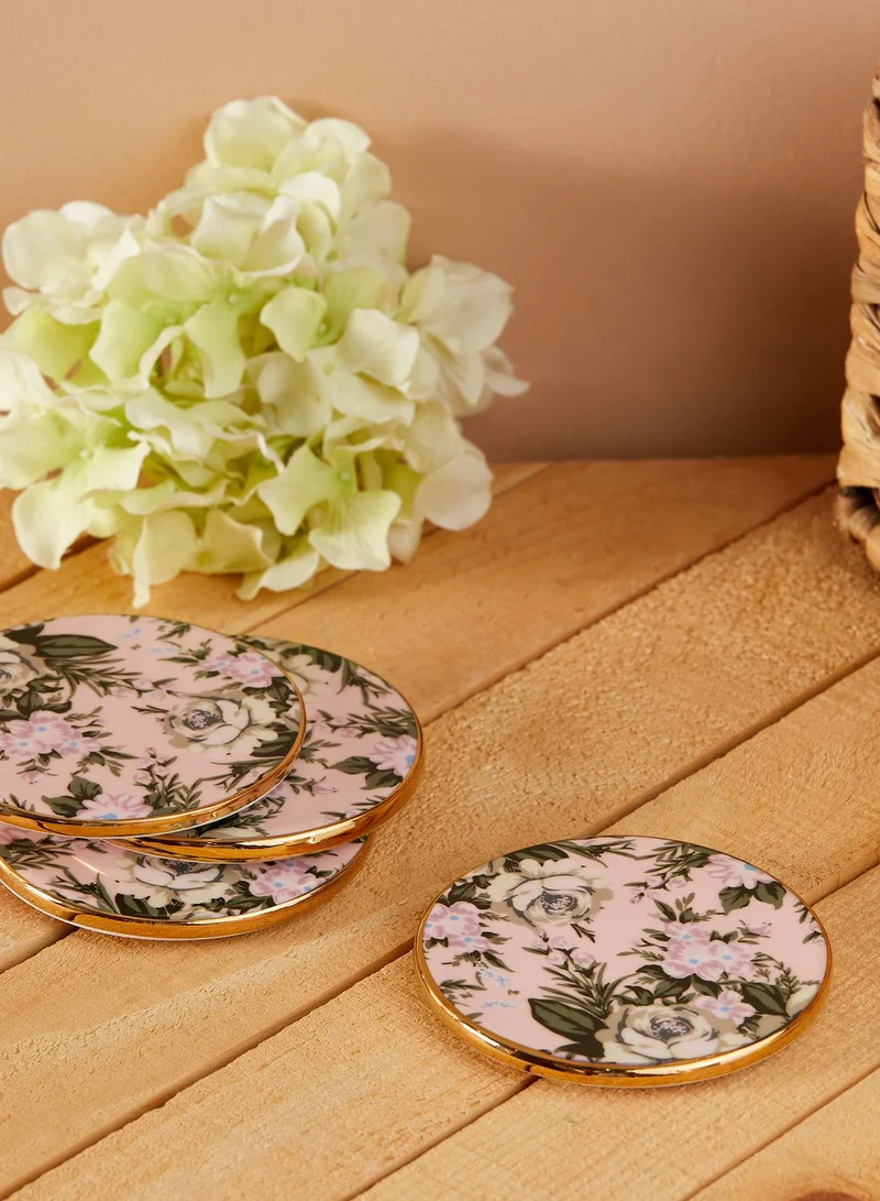 Cristina Re Set of 4 Belle De Fleur Drink Coasters