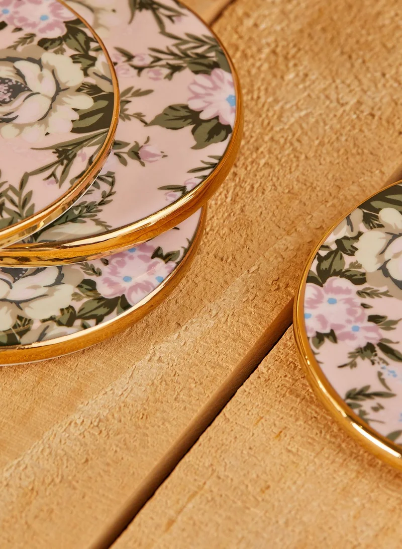 Cristina Re Set of 4 Belle De Fleur Drink Coasters