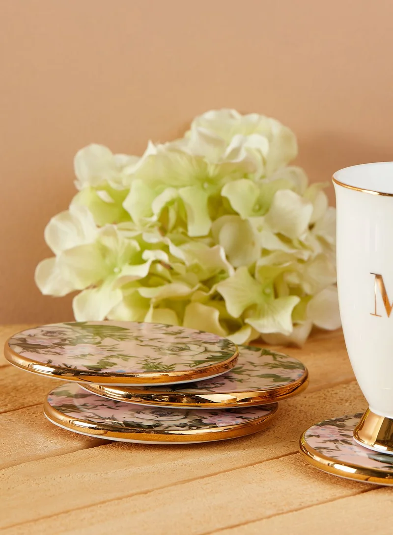 Cristina Re Set of 4 Belle De Fleur Drink Coasters