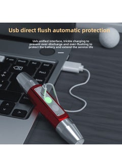 Generic According To Jade Identification Flashlight Strong Light 365nm Purple Light Special Jade Antique Small Caliber Fluorescent Agent Detection-Color:Six Light Sources Stepless Dimming  Comes With Spotlight Small Head  - Image 4