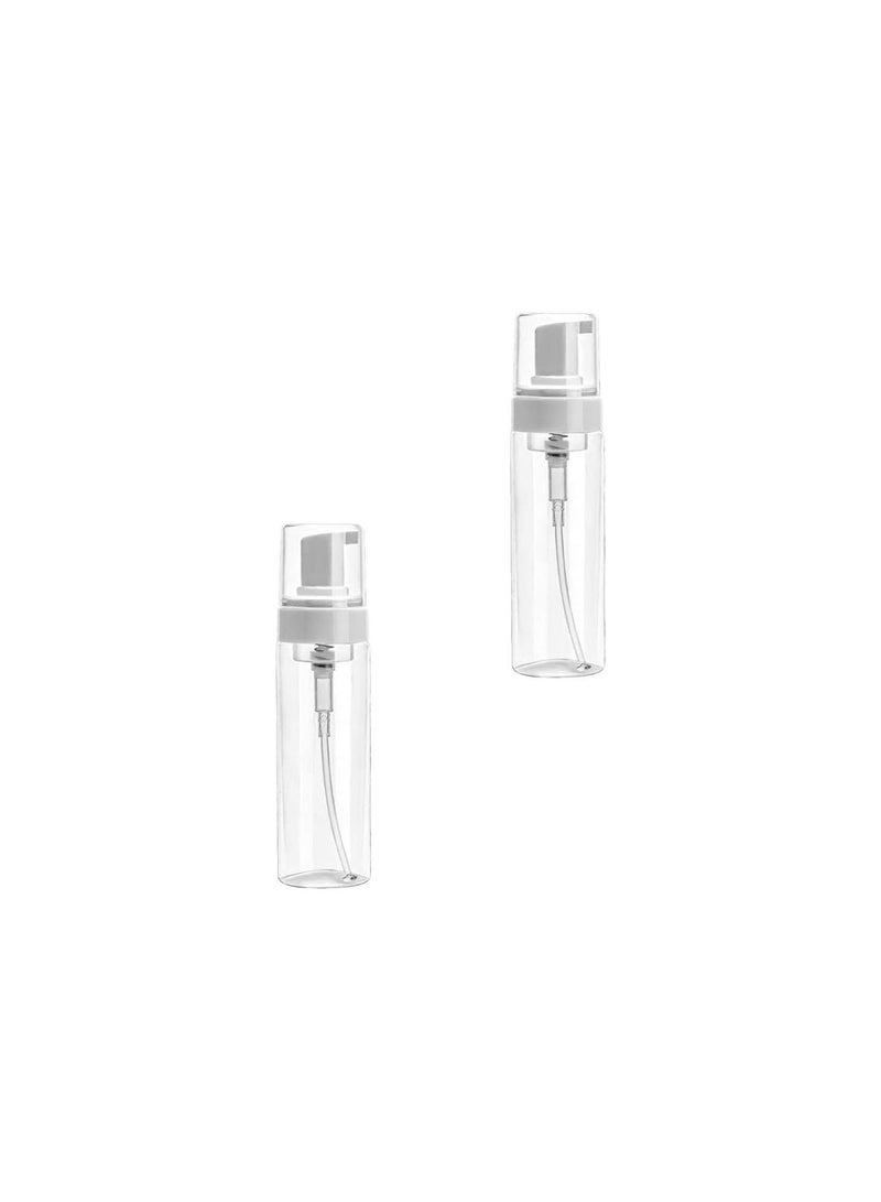 GGOOT 2pcs 200ml Liquid Foaming Bottles Mini Foaming Pump Dispenser Makeup Cream Lotion Storage Sub Packaging Bottle Jar for Home Shop Travel - Image 1