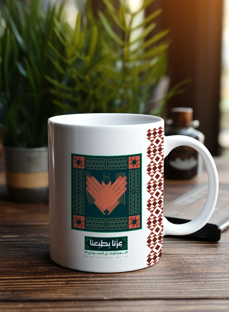 LOWHA Ceramic 11 oz Mug for Saudi National Day