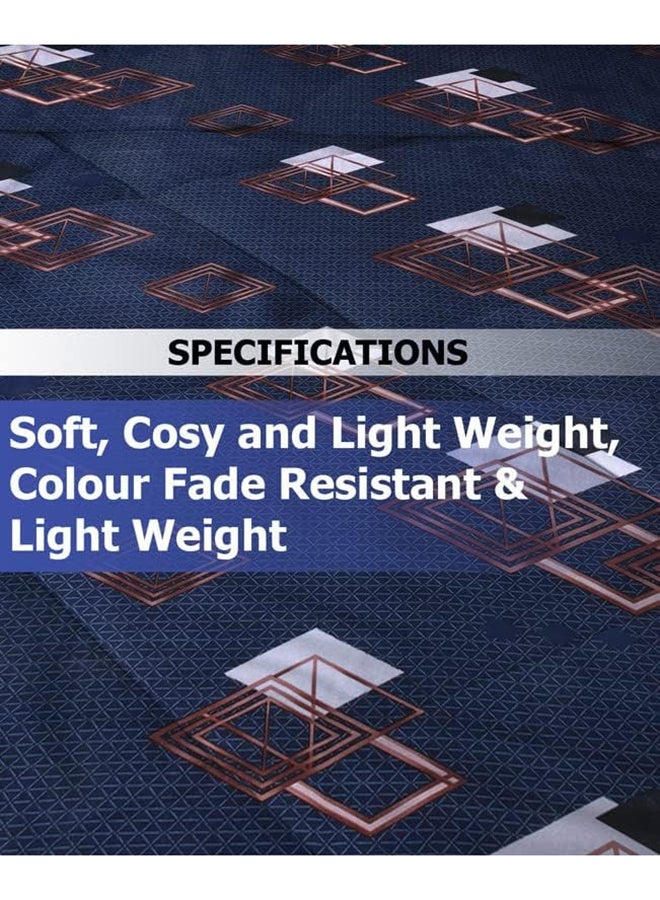 بي اس بي هوم لحاف مكيف فائق النعومة من قطن جليسي بحجم كينج، بطانية لحاف مزدوجة لجميع الفصول (اللحاف فقط) - Image 3