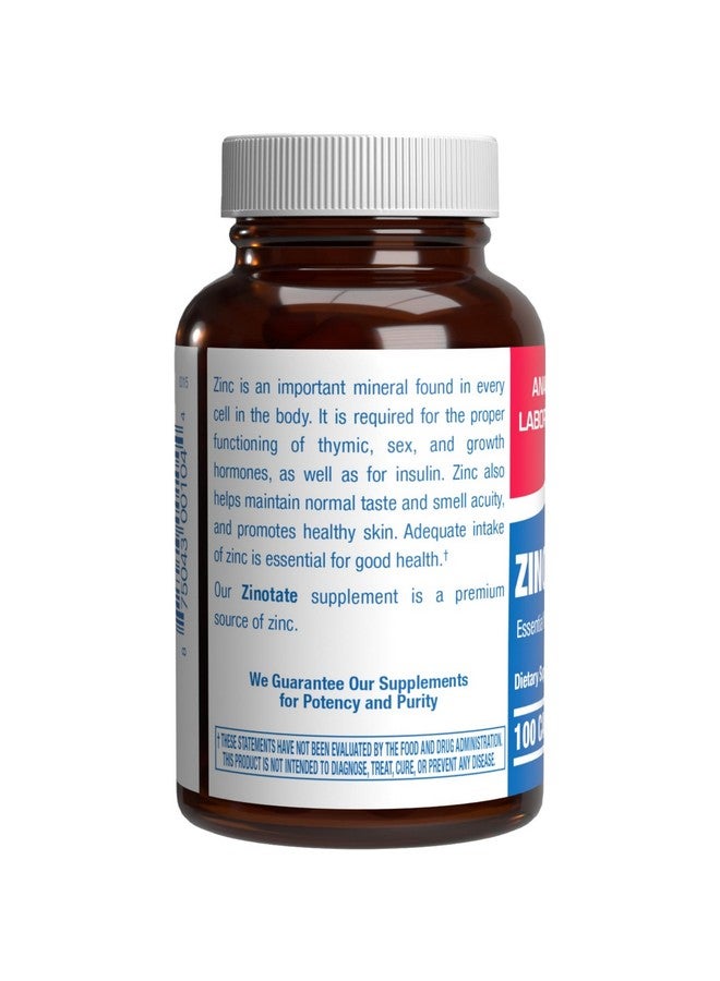 Anabolic Laboratories Chelated Zinc Picolinate 30mg - Clinically Formulated High Potency Zinc Supplement for Women & Men for Healthy Skin Bone & Immune System Support - Vegan Non-GMO & Easy to Swallow - 100 Servings - Image 2