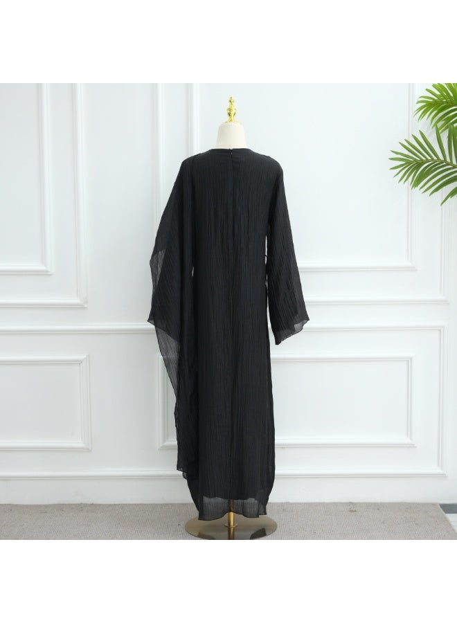 Relaxed layered silhouette delivers full modest coverage and flowing elegant shape. - Image 5
