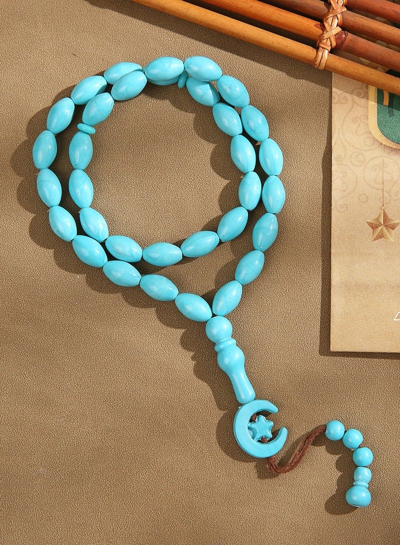 GRKC 33 Beads Acrylic Tasbih Prayer Beads – Lightweight, Durable, Perfect Ramadan Gift - Image 1