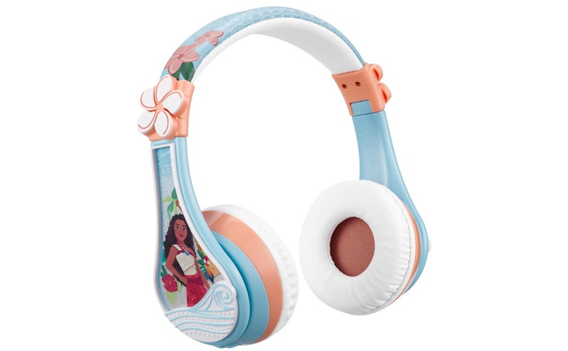 eKids Moana 2 Bluetooth Headphones for Kids. Wireless Headphones for School, Home or Travel - Image 1