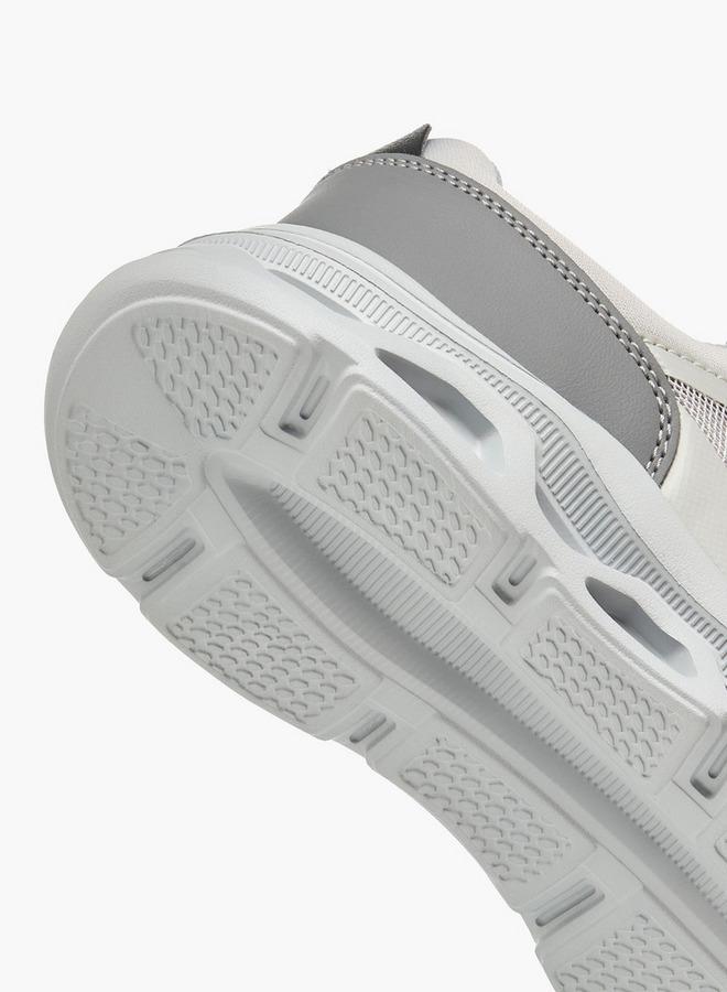 Kappa Boys Logo Print Hook and Loop Sports Shoes - Image 5