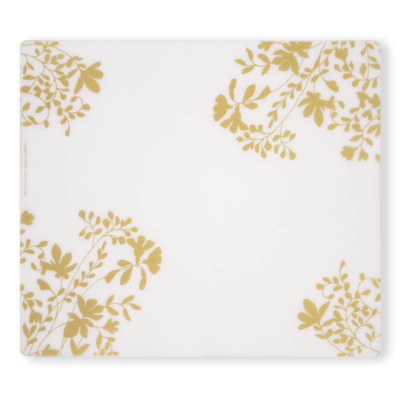 modern-twist moderntwist Placemat 100 FoodGrade Silicone Waterproof and Reusable Jardin  Gold