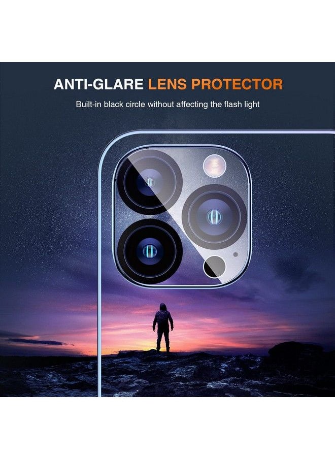 LK [3+2] 3 Pack Screen Protector For Iphone 13 Pro + 2 Pack Camera Lens Protector With Installation Tray 9H Tempered Glass Scratch Resistant Screen Protector For I13 Pro 6.1 Inch  - Image 5