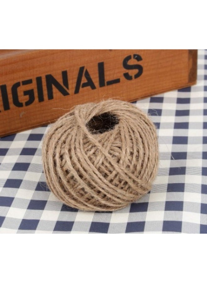 Jute Twine String 2 mm – 100 m Natural Jute Rope, 2-Ply Durable Jute Twine - Image 2
