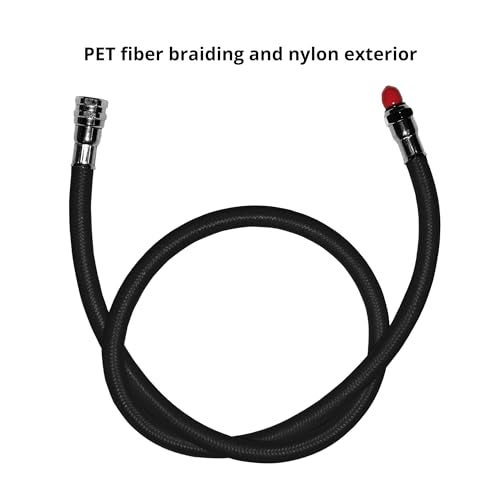 SAEKODIVE Low Pressure Braided Diving Hose - 27" or 36" Flexible Braided Hose - 500PSI for Scuba Diving 2nd Stage Regulator and Octopus (Blue/36") - Image 3