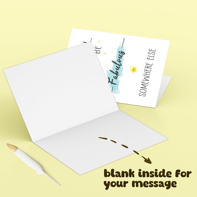 Bewoow Good Luck Gifts for Coworker, Funny Farewell Card for Leaving Colleague, Sassy Goodbye Gift for Women, We Will Miss You Office Card for Coworkers, Humorous Going Away Gifts - Image 3