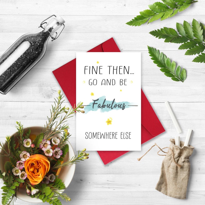 Bewoow Good Luck Gifts for Coworker, Funny Farewell Card for Leaving Colleague, Sassy Goodbye Gift for Women, We Will Miss You Office Card for Coworkers, Humorous Going Away Gifts - Image 4