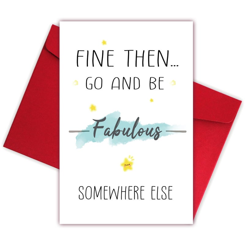 Bewoow Good Luck Gifts for Coworker, Funny Farewell Card for Leaving Colleague, Sassy Goodbye Gift for Women, We Will Miss You Office Card for Coworkers, Humorous Going Away Gifts - Image 1
