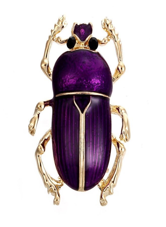MINGHUA Retro Beetle Collar Brooches Insect Lapel Pin for Men Women Clothing Decorations - Image 1