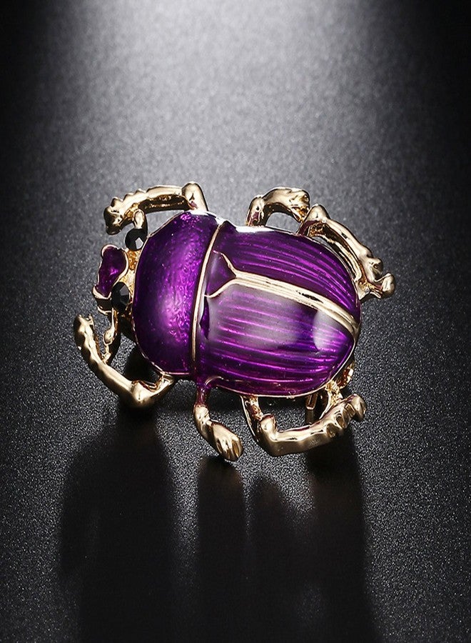 MINGHUA Retro Beetle Collar Brooches Insect Lapel Pin for Men Women Clothing Decorations - Image 2